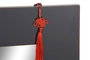 DKD Home Decor Espejo Masako Oriental Natural y Rojo