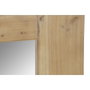 DKD Home Decor Espejo Masako Oriental Natural y Rojo