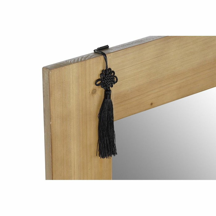 DKD Home Decor Espejo Masako Oriental Natural y Rojo DKD Home Decor Espejo Masako Oriental Natural y Rojo