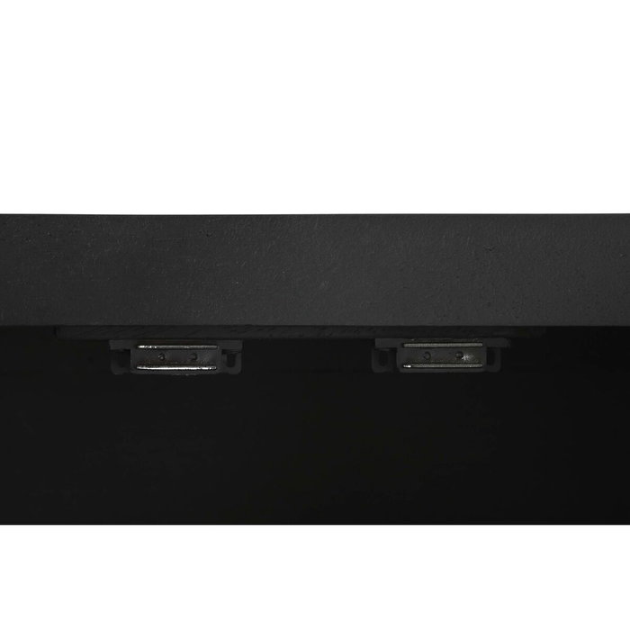 DKD Home Decor Buffet de Mango y Ratán Negro y Natural 160x40x90