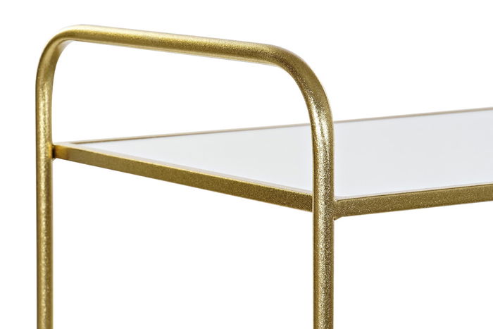 DKD Home Decor Revistero Dorado Metal y Espejo 35 x 76 x 83 cm