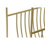 DKD Home Decor Revistero de Metal y Espejo Dorado 76x35x83 cm