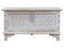DKD Home Decor Arcon Indio Blanco Mango y Laton 40 x 45 x 88 cm