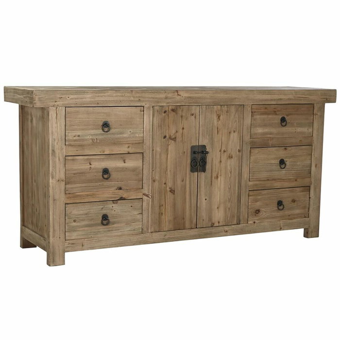 DKD Home Decor Buffet de Madera Natural 180x45x85 cm