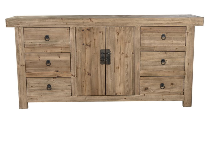 DKD Home Decor Buffet Oriental Natural 85 x 180 x 45 cm