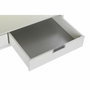 DKD Home Decor Mesa de Centro de Metal y MDF Blanco