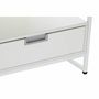 DKD Home Decor Mesa de Centro de Metal y MDF Blanco
