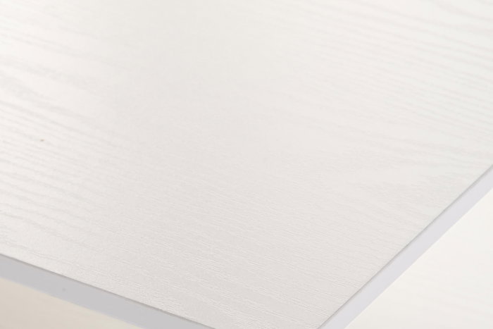 DKD Home Decor Mesa Centro Urban Blanco Metal y MDF 110 x 55 x 46 cm con 2 Cajones