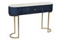 Consola Glam DKD Home Decor Azul Blanco 35 x 80 x 120 cm