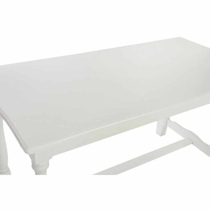 DKD Home Decor Mesa de Comedor Menorca de Madera Blanca 180x90x80 cm DKD Home Decor Mesa de Comedor Menorca de Madera Blanca 180x90x80 cm