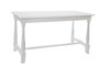DKD Home Decor Mesa de Comedor Menorca de Madera Blanca 180x90x80 cm