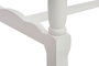 DKD Home Decor Mesa de Comedor Menorca de Madera Blanca 180x90x80 cm
