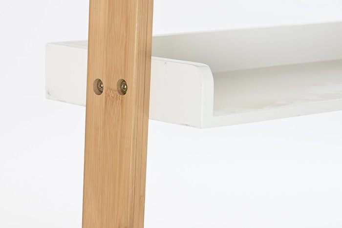 Estanteria Scandi DKD Home Decor Blanco Natural 30 x 152 x 57 cm