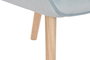 DKD Home Decor Butaca Scandi Azul Celeste Natural 75 x 96 x 67 cm