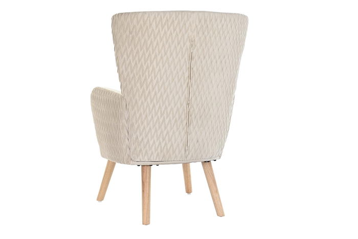 DKD Home Decor Butaca Beige Natural 70 x 95 x 67 cm
