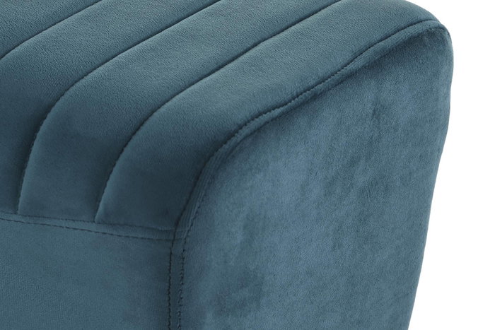 DKD Home Decor Descalzadora Turquesa Poliester Metal 31 x 47 x 90 cm