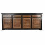 DKD Home Decor Buffet Aparador Negro Madera Acacia