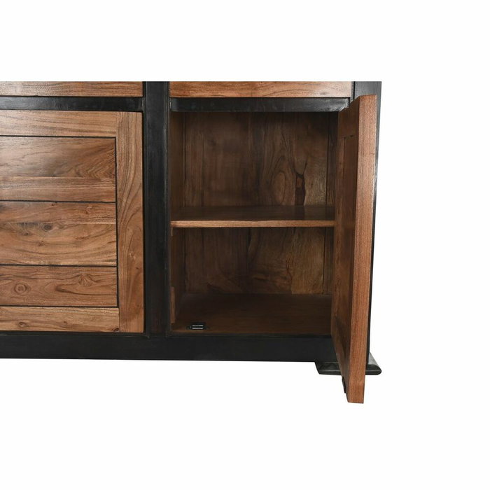 DKD Home Decor Buffet Aparador Negro Madera Acacia