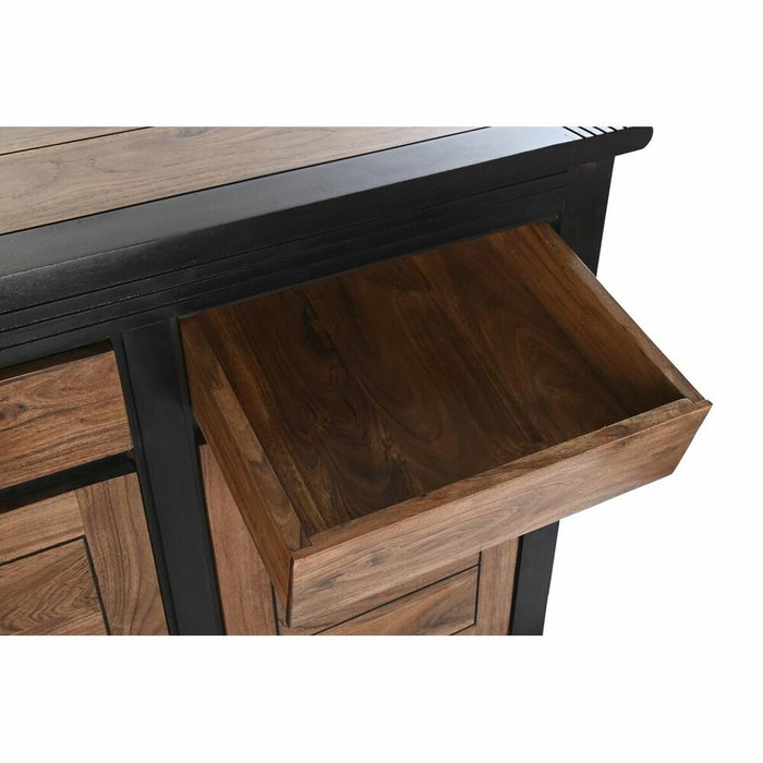 DKD Home Decor Buffet Aparador Negro Madera Acacia