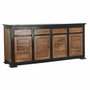 DKD Home Decor Buffet Aparador Negro Madera Acacia