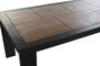 DKD Home Decor Mesa de Comedor Marron Oscuro Acacia 90 x 76 x 180 cm