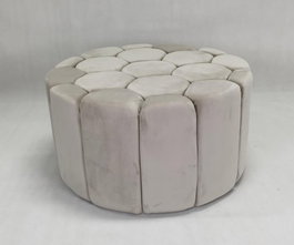 DKD Home Decor Reposapiés Beige 86x86x48 cm