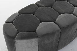 DKD Home Decor Descalzadora Scandi Gris Poliéster MDF 53 x 46.5 x 125 cm