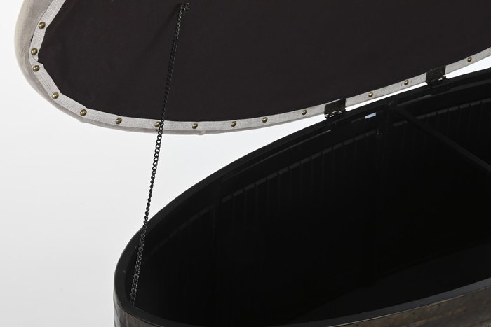 DKD Home Decor Descalzadora Loft Beige Marron Oscuro 121 x 47.5 x 44 cm