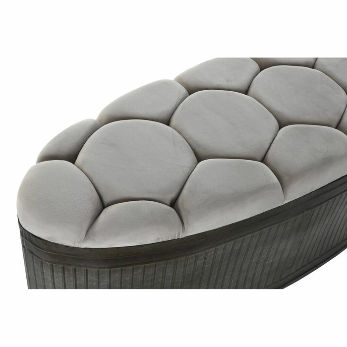 DKD Home Decor Descalzadora de Metal y Poliéster Beige DKD Home Decor Descalzadora de Metal y Poliéster Beige