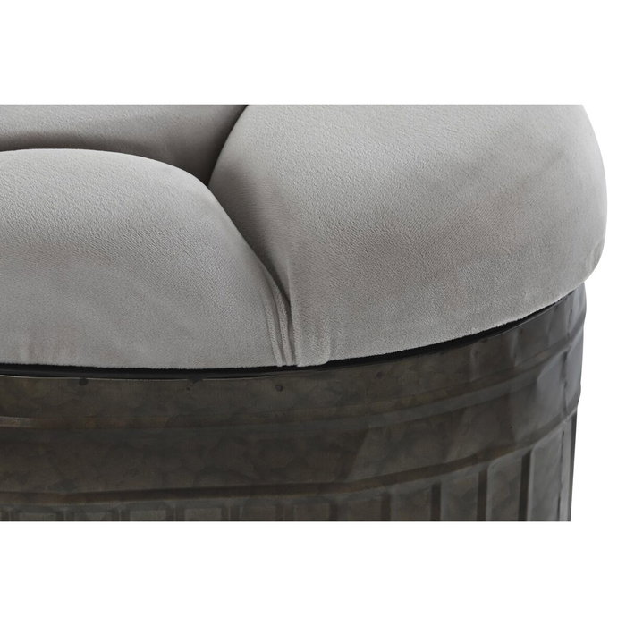 DKD Home Decor Descalzadora de Metal y Poliéster Beige DKD Home Decor Descalzadora de Metal y Poliéster Beige