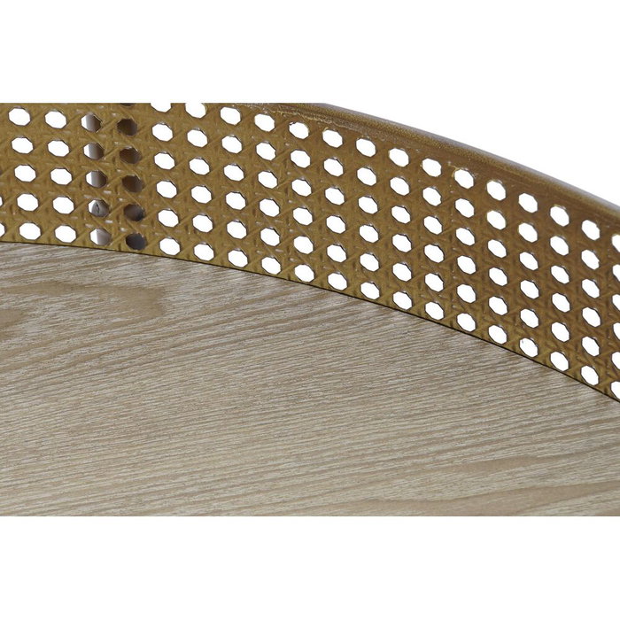 DKD Home Decor Mesa de Centro de Metal 80x80x38 cm