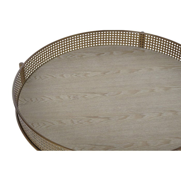 DKD Home Decor Mesa de Centro de Metal 80x80x38 cm