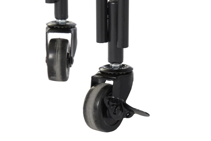 DKD Home Decor Consola Loft Negro Metal y Cristal 28 x 80.5 x 80 cm