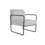 DKD Home Decor Sillón de Poliéster y Hierro Blanco