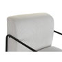 DKD Home Decor Sillón de Poliéster y Hierro Blanco
