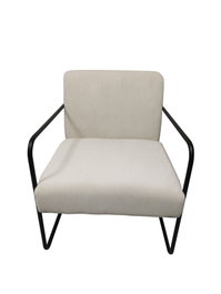 DKD Home Decor Sillon Moderno Blanco Negro 74 x 79 x 64 cm