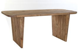DKD Home Decor Mesa Comedor Alpino Natural Madera Reciclada Pino 180 x 90 x 77 cm