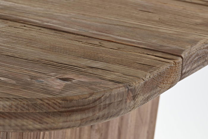 DKD Home Decor Mesa Comedor Alpino Natural Madera Reciclada Pino 180 x 90 x 77 cm