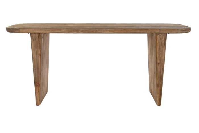 DKD Home Decor Mesa Comedor Alpino Natural Madera Reciclada Pino 180 x 90 x 77 cm