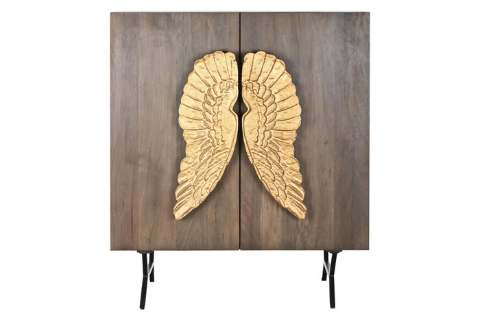 DKD Home Decor Aparador Mango Alas Dorado DKD Home Decor Aparador Mango Alas Dorado