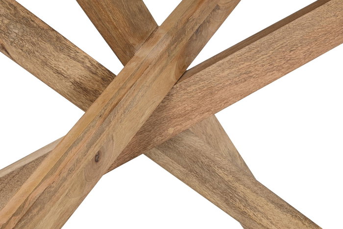 DKD Home Decor Mesa Comedor Natural Mango 180 x 76 x 90 cm