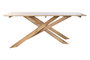 DKD Home Decor Mesa Comedor Natural Mango 180 x 76 x 90 cm