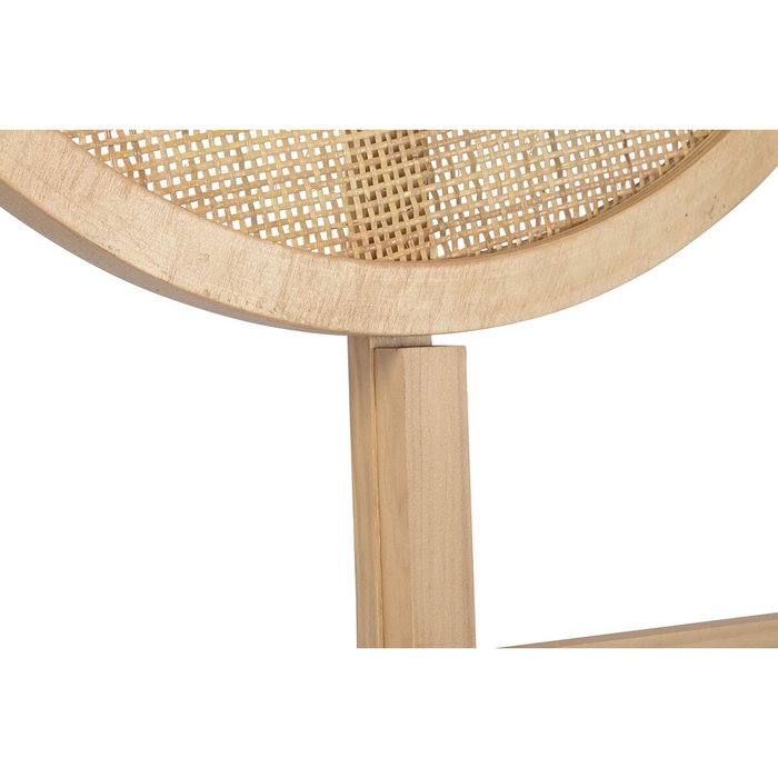 DKD Home Decor Cabecero de Paulownia y Ratán para Cama de 150 cm
