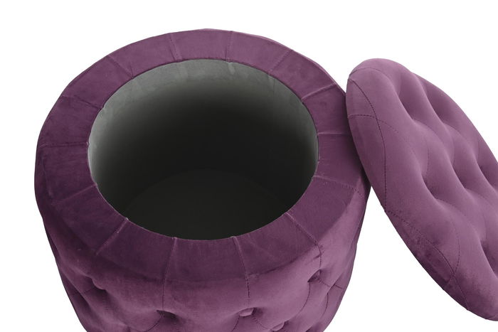 DKD Home Decor Reposapiés Púrpura 70 x 42 x 70 cm Set de 2