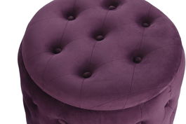 DKD Home Decor Reposapiés Púrpura 70 x 42 x 70 cm Set de 2