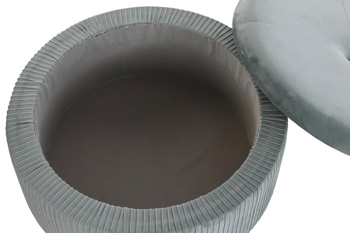 DKD Home Decor Reposapies Glam Verde 70 x 28 x 70 cm Set de 2