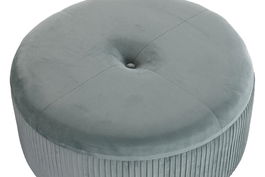 DKD Home Decor Reposapies Glam Verde 70 x 28 x 70 cm Set de 2