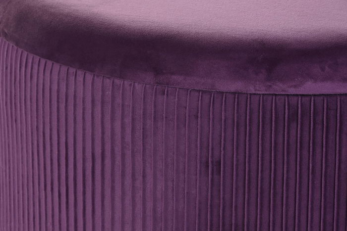 DKD Home Decor Reposapies Glam Púrpura Set de 2 70 x 28 x 70 cm