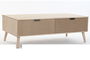 DKD Home Decor Mesa Centro Boho Marron 120 x 60 x 42.5 cm