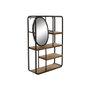 DKD Home Decor Estantería de Metal y MDF Marrón Claro